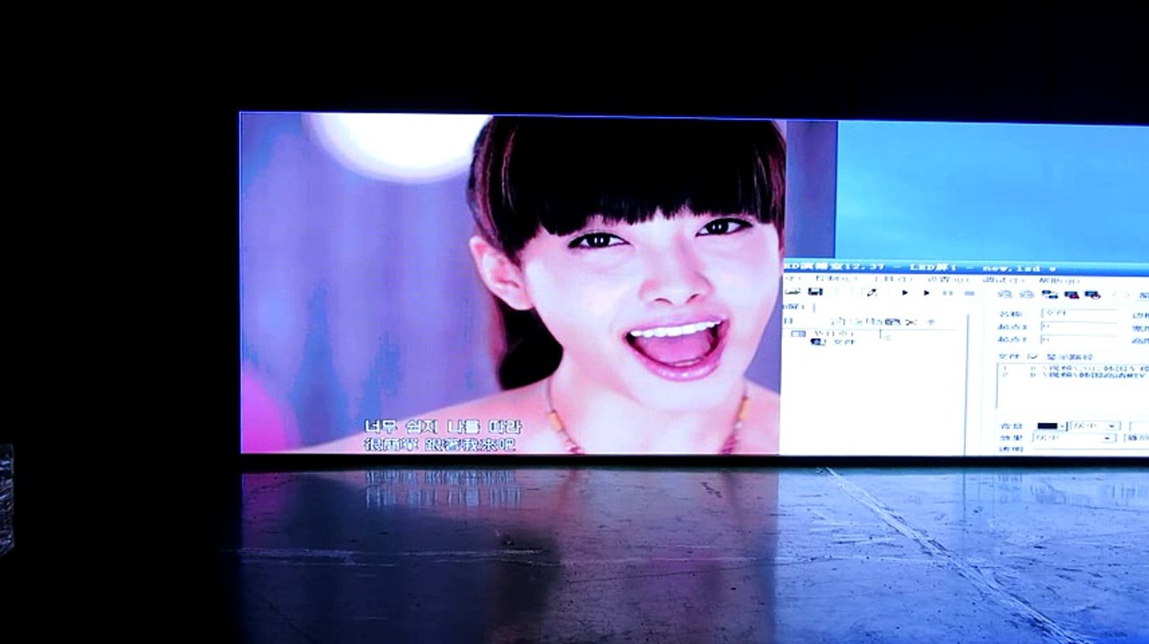 Indoor P4 120pcs 512x512mm die casting aluminium cabinets aging on workshop