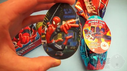 Baby Big Mouth Surprise Egg Lunchbox! Spider-Man Edition! With a Spider-Man JUMBO Egg!