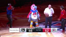 Steve Ballmer Dunks During Halftime