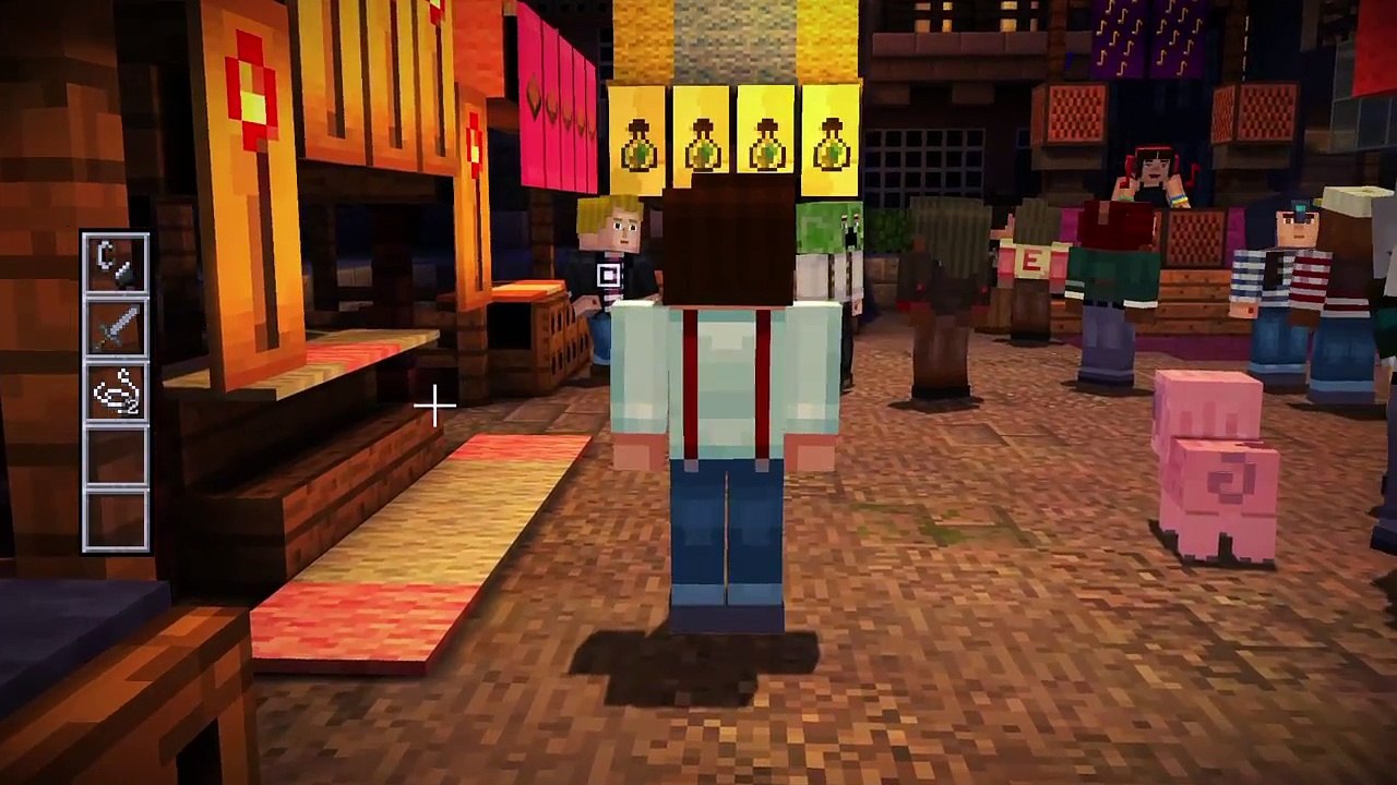 [WHO THE F$#& IS THAT?] MINECRAFT STORY MODE GAMEPLAY #3