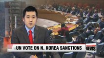 UN Security Council to vote on new North Korean sanctions on Tuesday