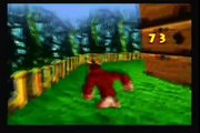 Lets Play Donkey Kong 64 - #30. Spooky Forest Mine-Cart Ride