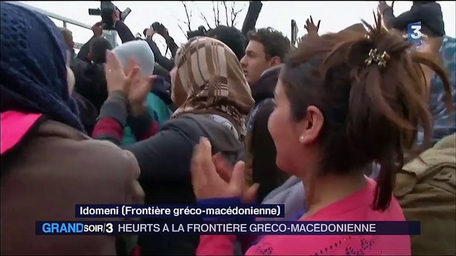 Migrants : violences à la frontière entre la Grèce et la Macédoine