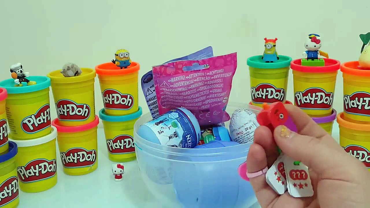 Karlar Ülkesi Dev Elsa Sürpriz Yumurta Oyun Hamuru - Frozen Giant Surprise Egg Play Doh Elsa