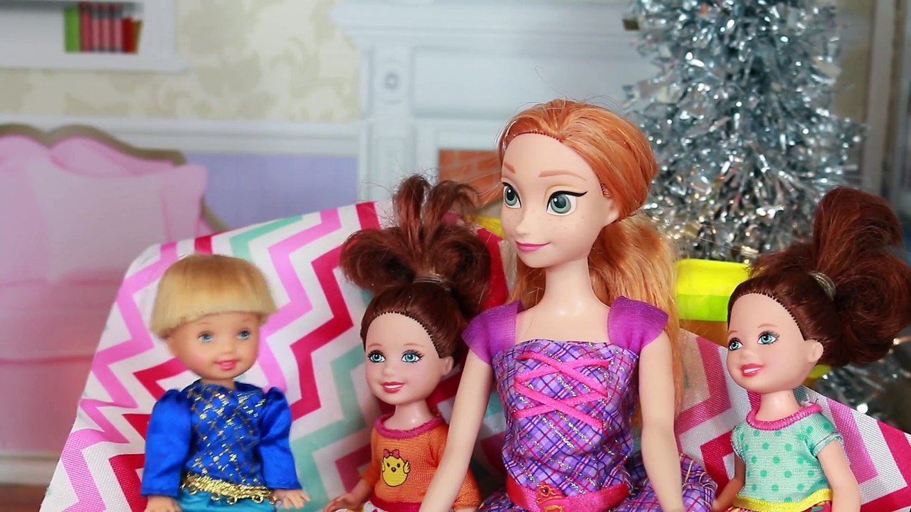 Frozen Kids as Babies Toby Disney Princess Play-Doh Baby Toby Kristoff Barbie Parody -