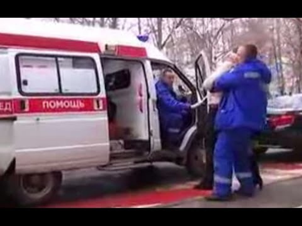 Site of barbaric child beheading in Moscow, medics treat unconscious mother
