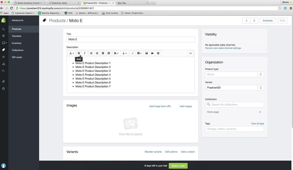 How to update stock via Orderhive