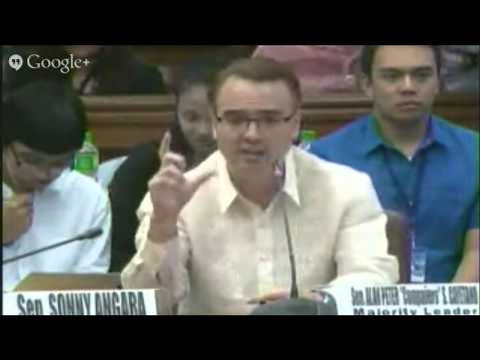 Senate Hearing on PDAF