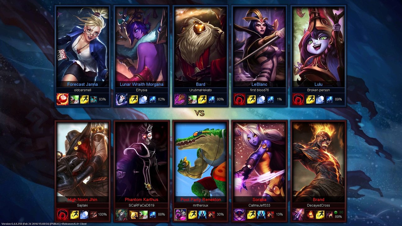 League of Legends: ARAM (All Random All Mid) - Brand - Part 1 (2/29/2016)