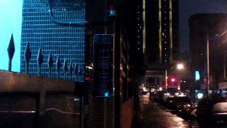 鼎立停車設備  DL 902D不鏽鋼外高亮度雙面薄型LED燈 新北市板橋區憲兵隊出車注意燈安裝範例 車道 停車場 注意來車