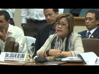 De Lima hopes Napoles will 'tell all', defends stay in Laguna jail