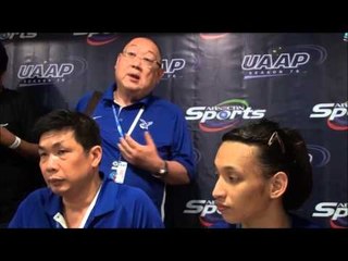 Anusorn ''Tai'' Bundit-Anthony ''Tony Boy'' Liao-Michelle Morente presscon-UAAP women's volleyball