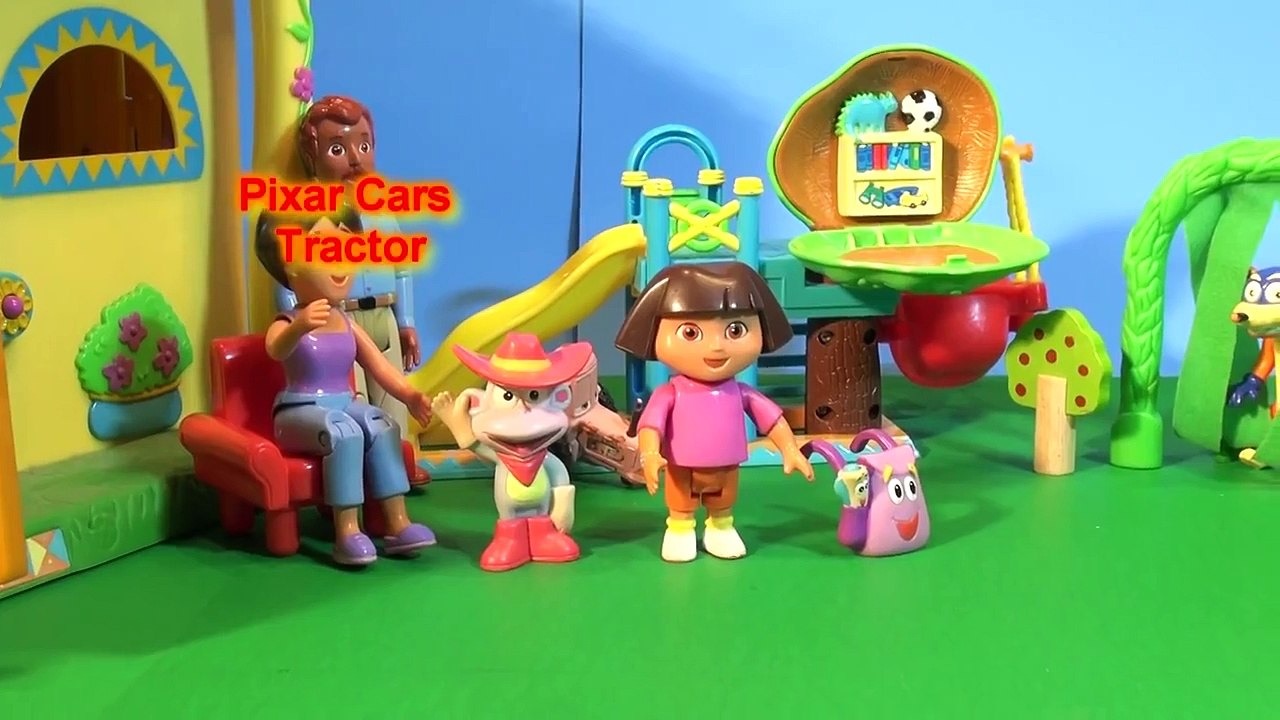 Dora The Explorer Meets The Teletubbies with Cookie Monster Chef