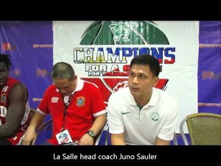 San Beda vs La Salle: Champions for a Cause