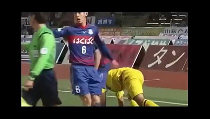 レアンドロドミンゲス　悪質プレーで1発レッド　２０１４ナビスコカップヴァンフォーレ甲府－柏レイソル