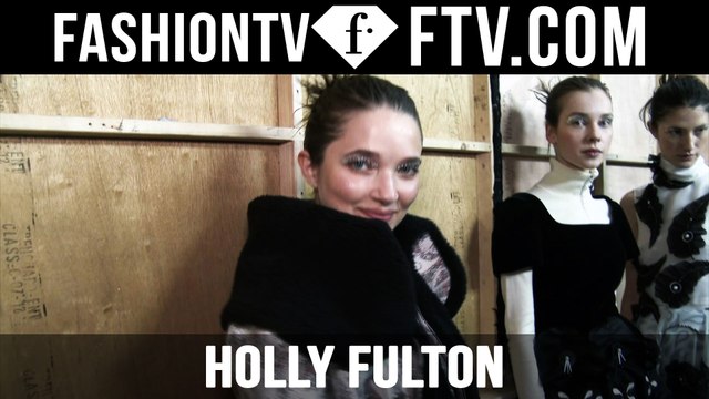 Holly Fulton Hairstyle at London Fashion Week F/W 16-17 | FTV.com