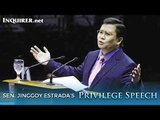 Senator Jinggoy Estrada speaks vs Pork Witnesses