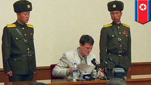 American student gives Oscar-worthy performance in televised North Korea confession