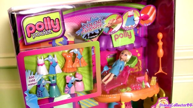 Polly Pocket Color Change Makeover Salon by Disney Collector Muñeca Salón de Belleza Color Changers