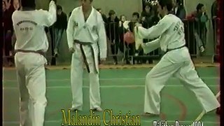 Taekwondo board breaking - Casse Malandin Christian Telethon 1994