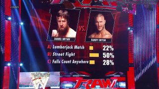 Daniel Bryan vs Randy Orton Street Fight - Raw Latino ᴴᴰ 720p