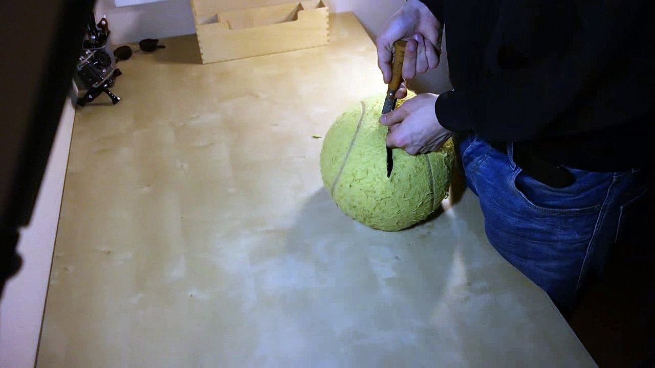 A ball becomes a bag