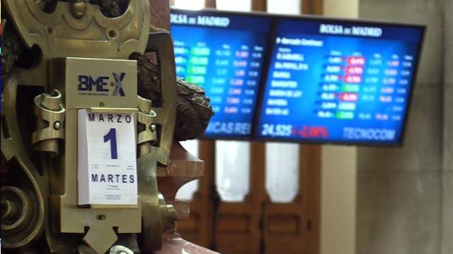 La Bolsa amplía ganancias y supera los 8.500 puntos pasado el mediodía