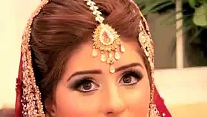 Bridal HairStyle and Dupatta Setting