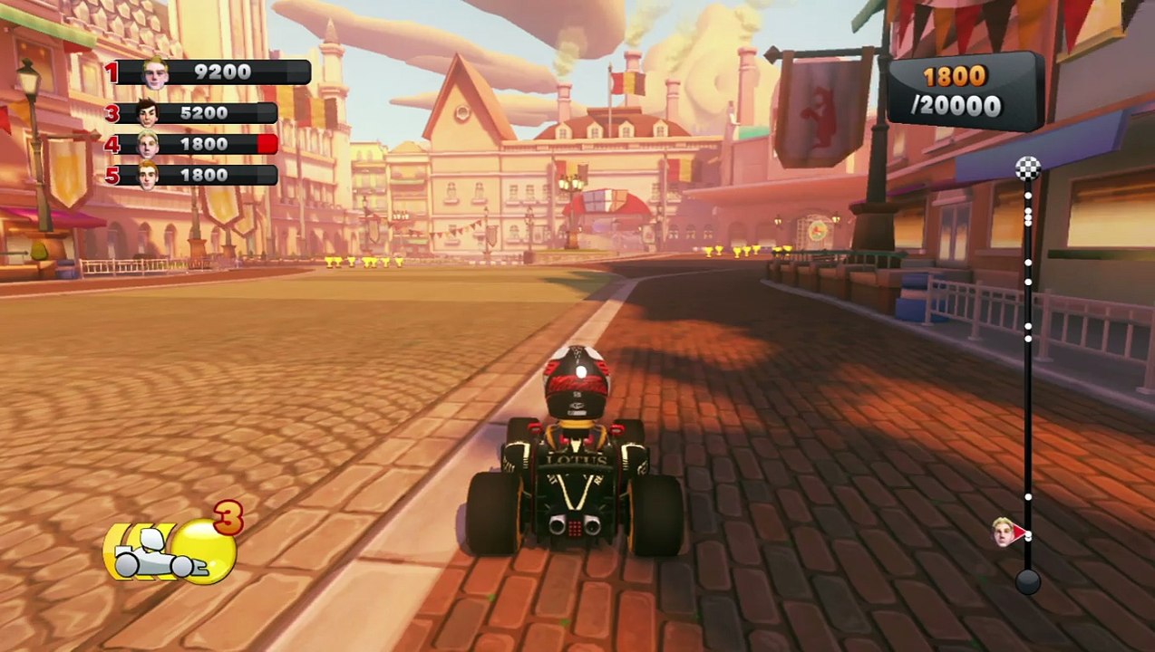 PS3 F1 Race Stars Trofeu Shakedown