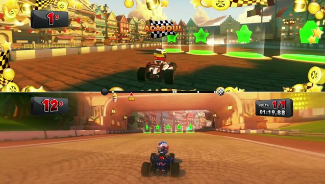 PS3 F1 Race Stars Trofeu Rei do rei da tela