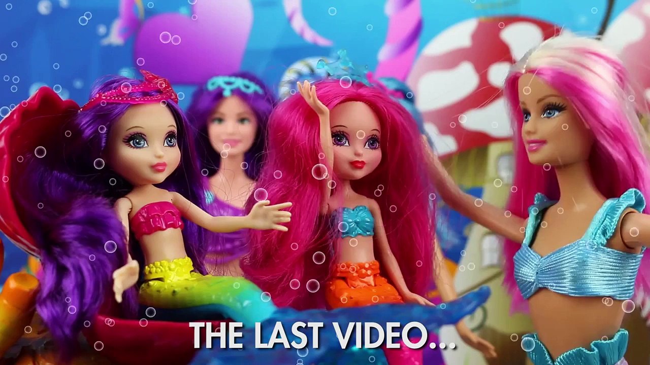 Barbie Mermaid Tale Mini Movie Part 2 of 2. Mermaid Merliah Defeats Evil Eris. DisneyToysFan