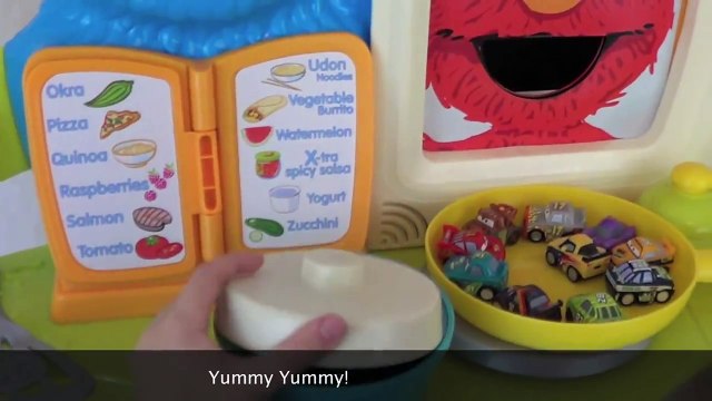 Cookie Monster Eats Cars Play-Doh Elmo Eats Play-Doh Disney Cars 2 Play-Doh DisneyCarToys
