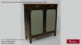 English Antique Commode Renaissance Cabinets and Case-pieces