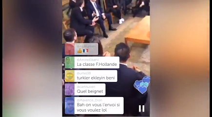 Quand Hollande se fait insulter sur Periscope