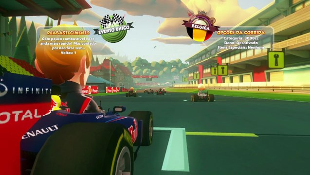 PS3 F1 Race Stars trofeu So com o vapor