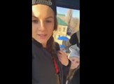 Юлиана Бухольц в Periscope. Участники отдыхают в парке аттракционов в Ставрополе (27.02.2016)