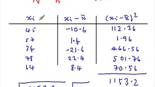 Calculating Mean,Standard Deviation, Median and Upper and Lower Quartiles