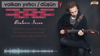 Volkan Yırtıcı - Binlerce İnsan ( Official Lyric Video )