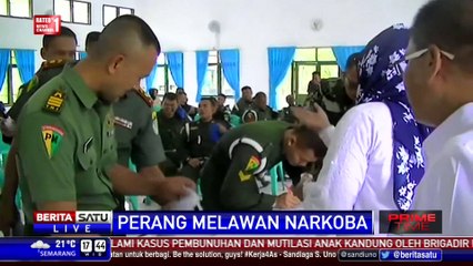 Ratusan Detasemen Militer Cirebon Jalani Tes Urine