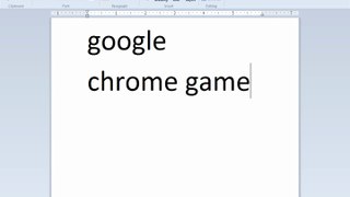 google chrome game