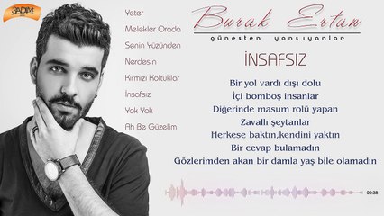 Burak Ertan - İnsafsız ( Official Lyric Video )