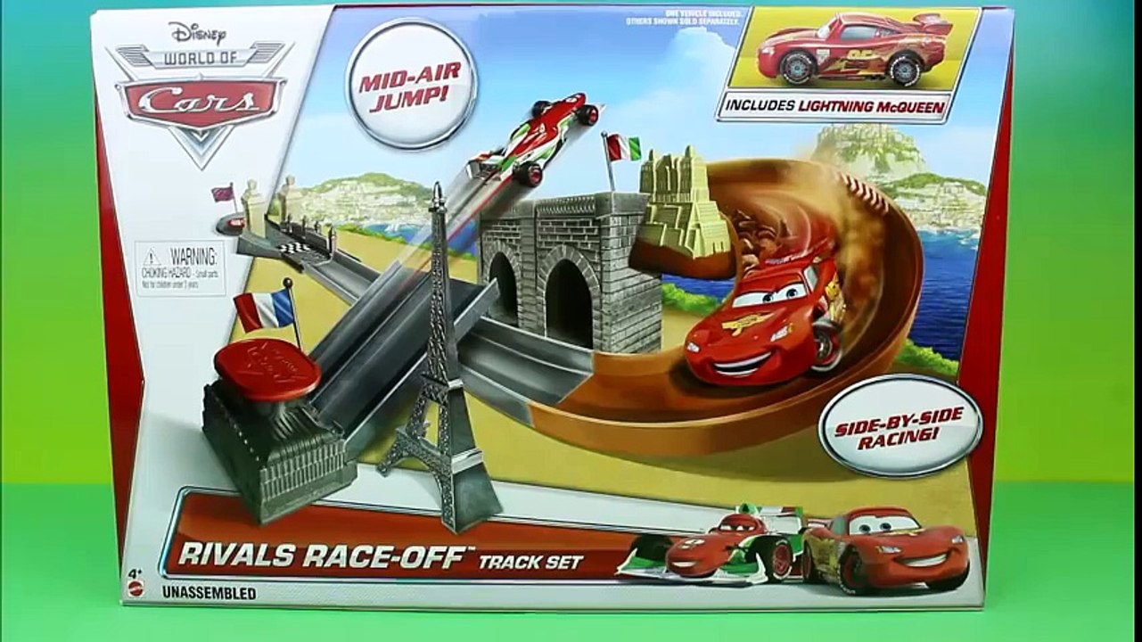 Disney Pixar Cars Rivals Race-Off Track Set Including Lightning McQueen ...