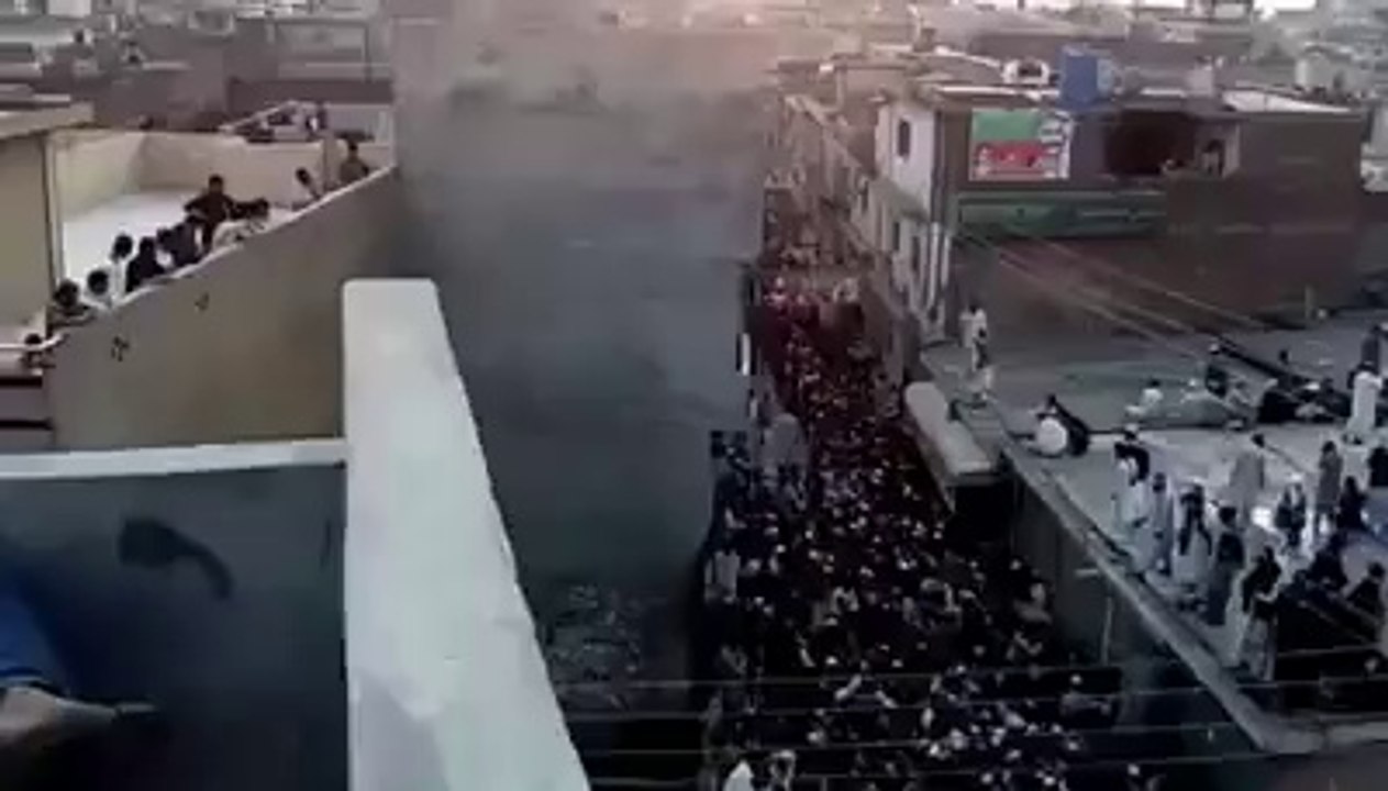 Very Big Crowd at Mumtaz Qadri's Funeral at Liaqat Bagh Rawalpindi