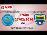 Sanna Khánh Hòa BVN vs FLC Thanh Hóa - V.League 2016  | FULL