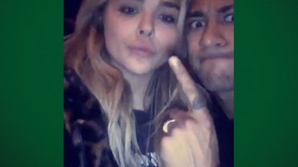 Neymar posta vídeo com atriz Chloe Grace Moretz