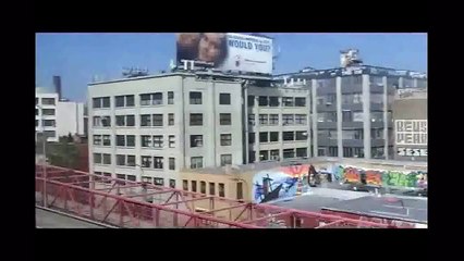 Shaft rides the subway. wmv