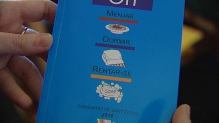 Una guía recoge direcciones útiles para las personas sin hogar en Barcelona
