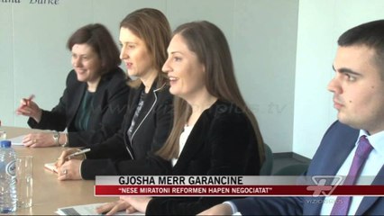 “Nëse miratoni reformën, hapen negociatat” - News, Lajme - Vizion Plus