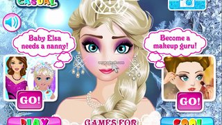 Disney Frozen Game: Elsa Makeup School For Kids HD 2015