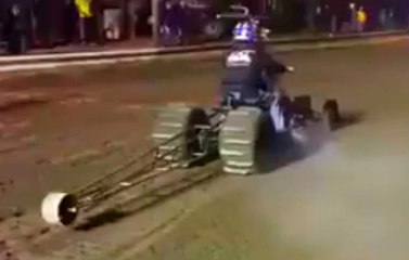 Homemade Dragster Is Fast!